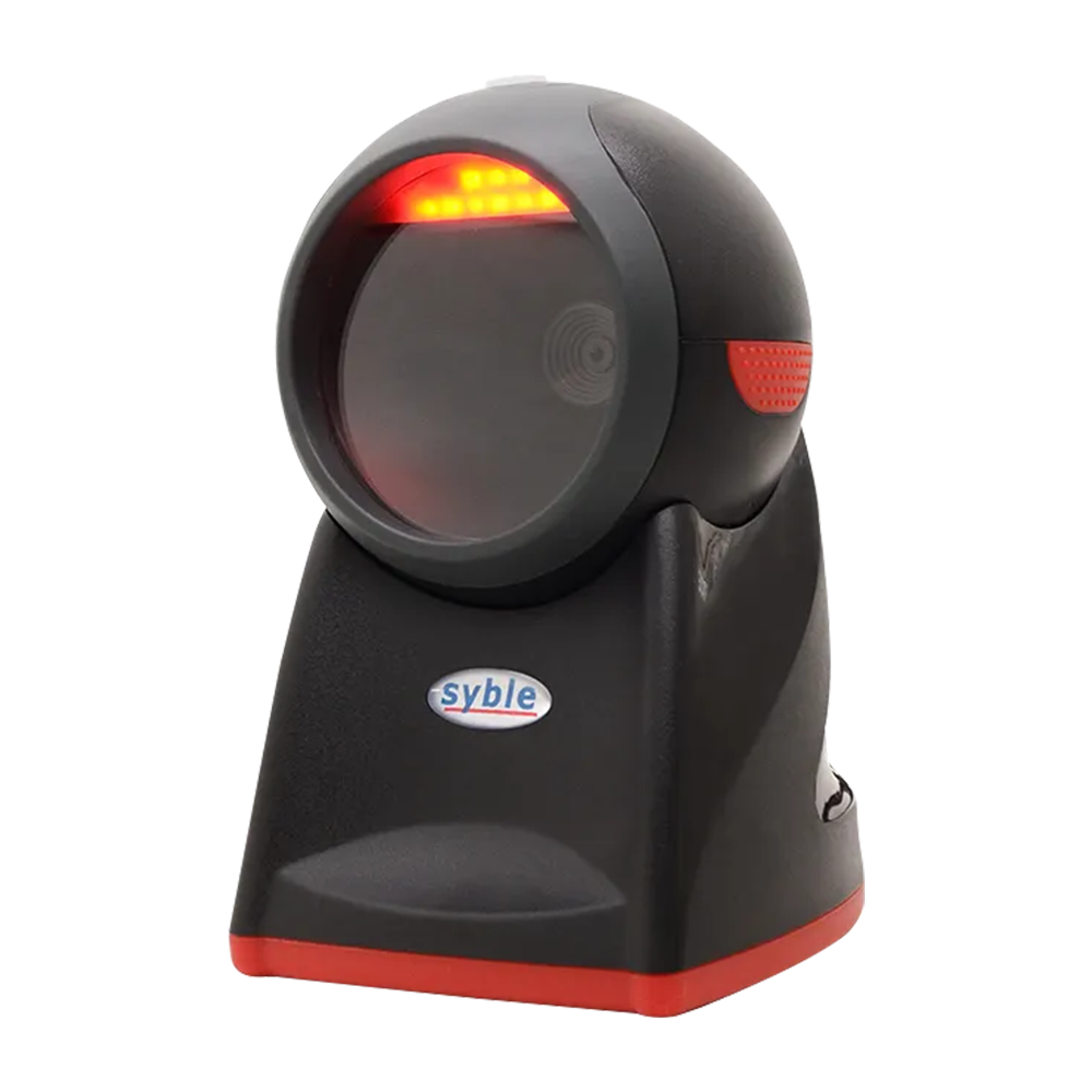 Scanner Barcode Wired Desktop Syble 2D Xb-8602H