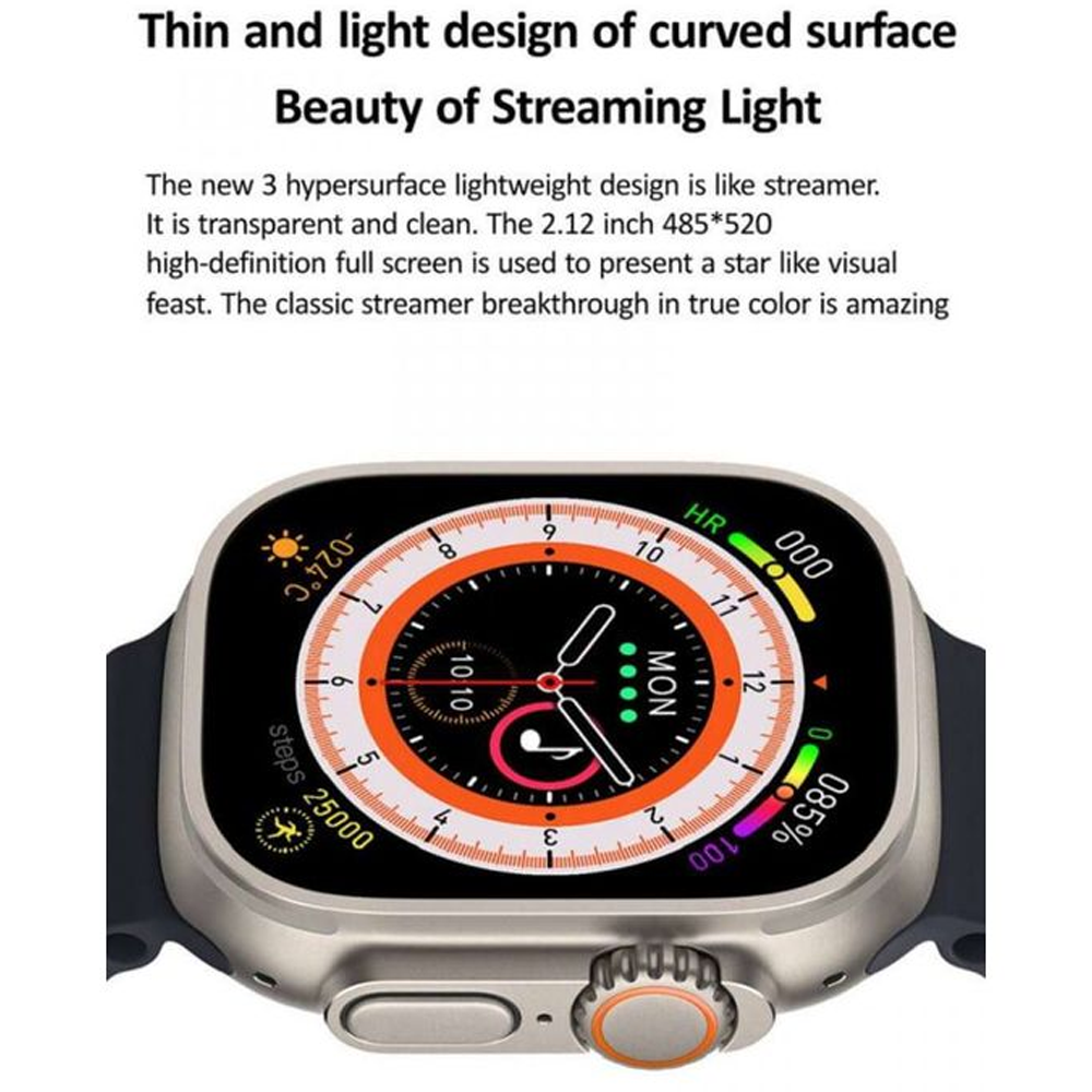 SMART WATCH HK HK13 ULTRA 2 - BLACK