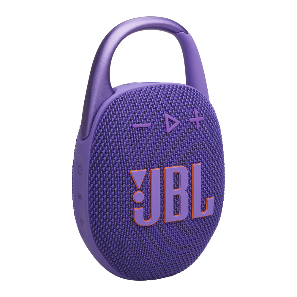 JBL Clip 5 Portable Bluetooth Speaker - Purple