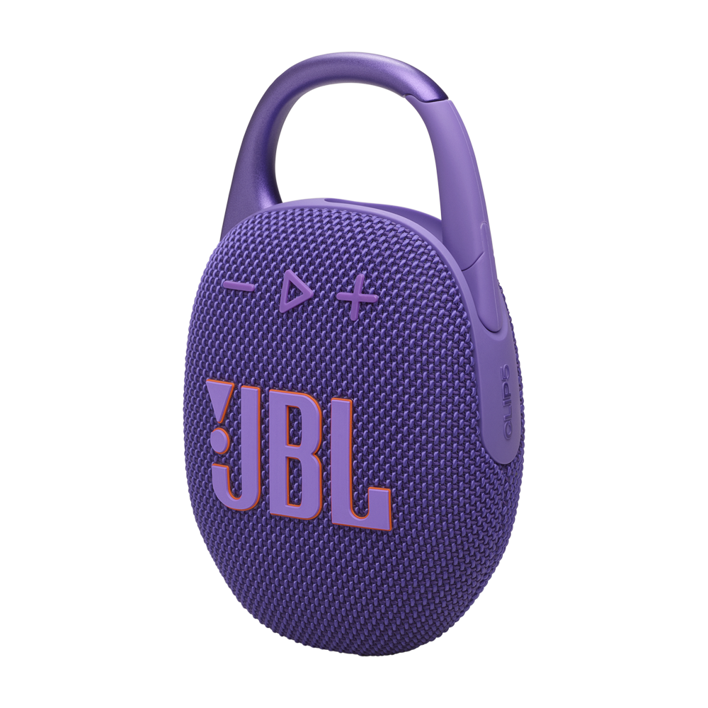 JBL Clip 5 Portable Bluetooth Speaker - Purple