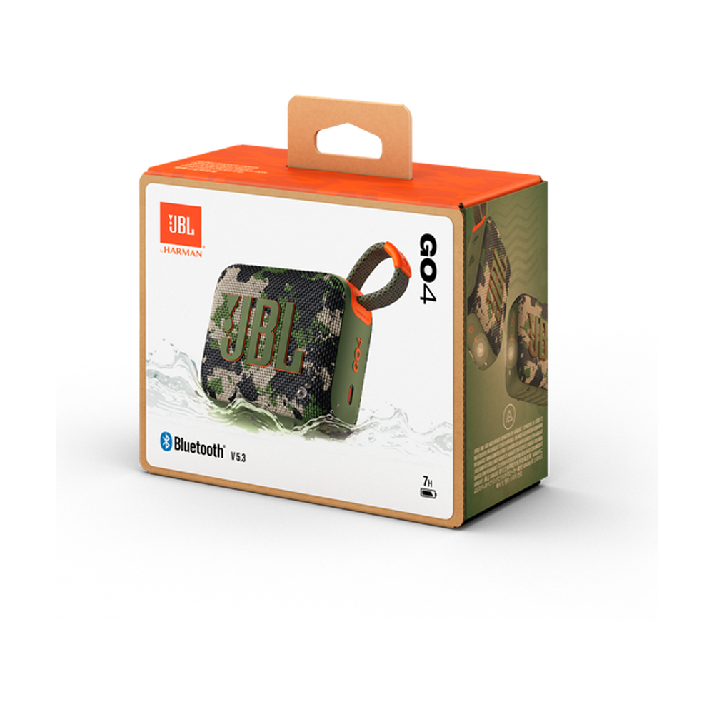 JBL Go 4 Portable Bluetooth Speaker - Squad