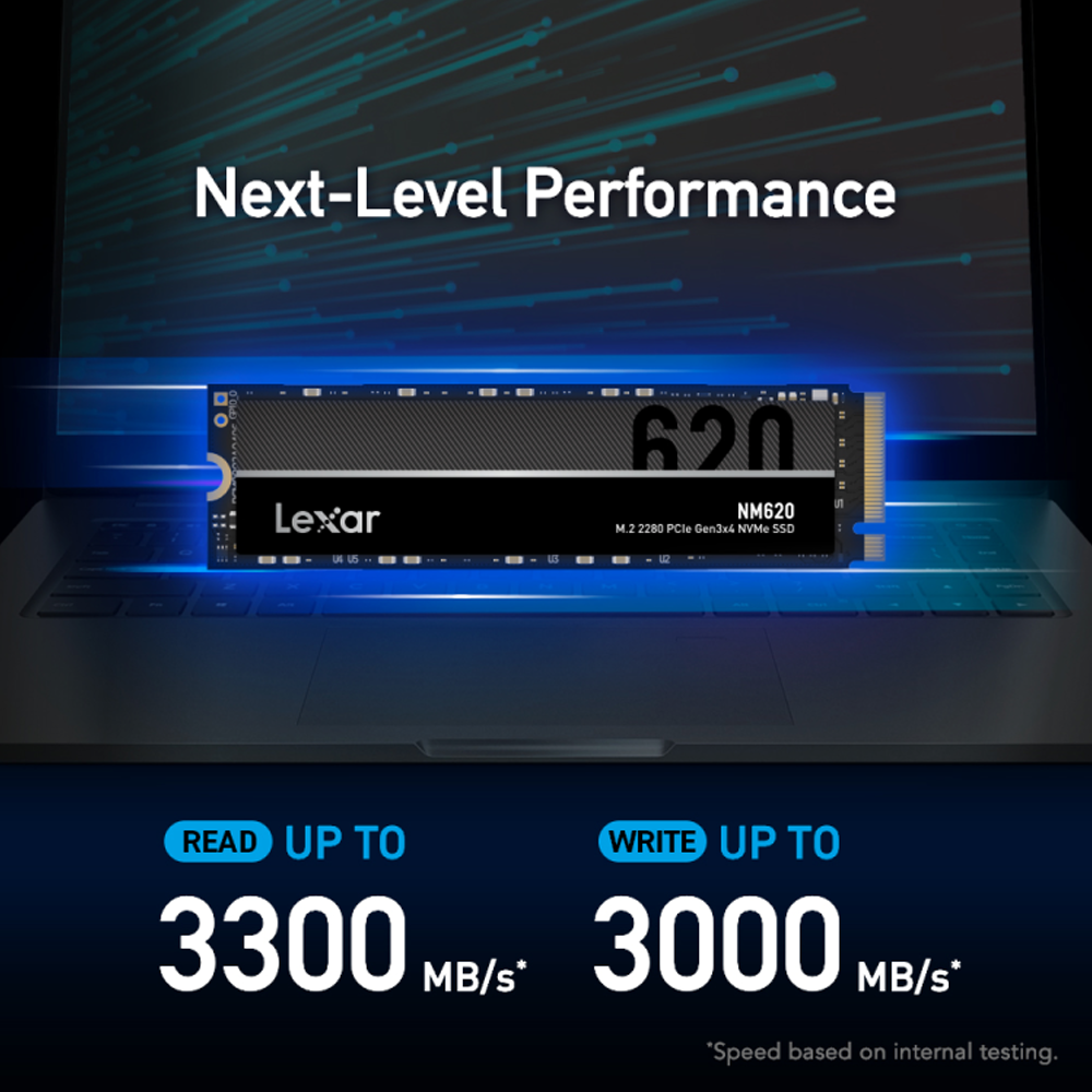Lexar NM620 512GB NVMe M.2 SSD