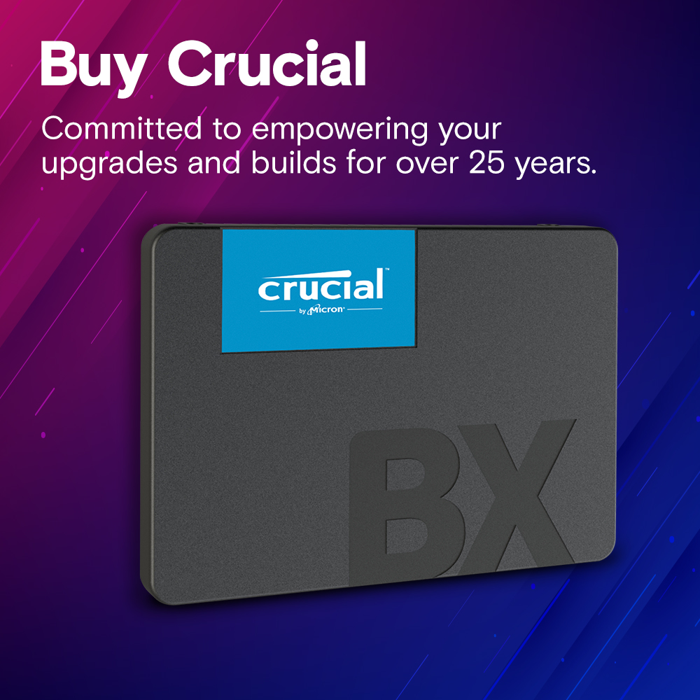 Crucial BX500 2TB 2.5 Inch SATA SSD