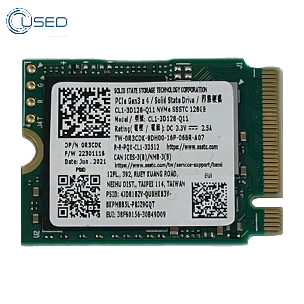 SSSTC 128GB NVMe M.2 2230 SSD (Original Used)