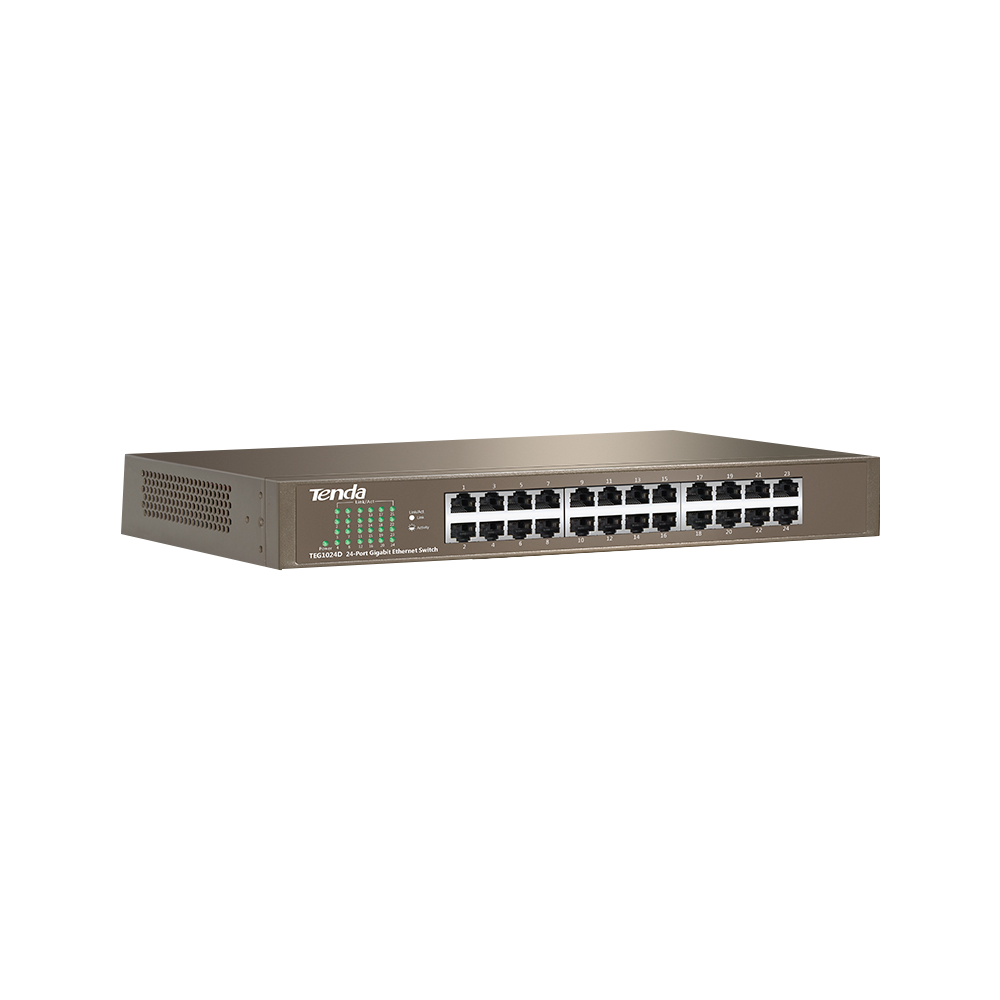 Tenda TEG1024D 24-Port 10/100/1000 Gigabit Desktop/Rackmount Switch