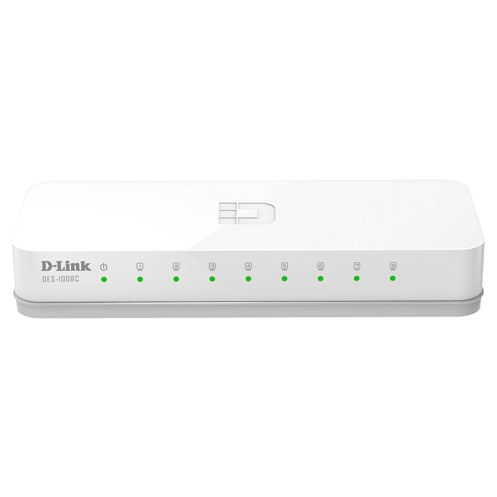 D-Link DES-1008C 8-Port 10/100Mbps Desktop Switch