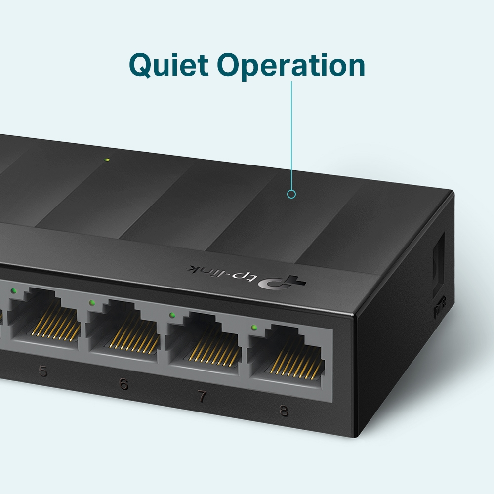 TP-Link LS1008G 8-Port 10/100/1000Mbps Gigabit Desktop Switch