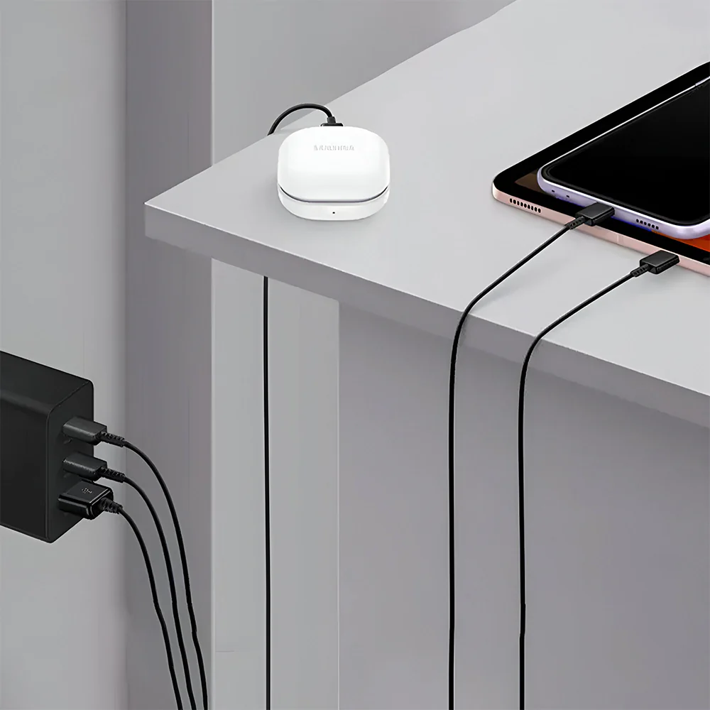 Samsung EP-T6530NBEGGB 65W Adapter Trio (Type-C 2 Ports - USB Port)