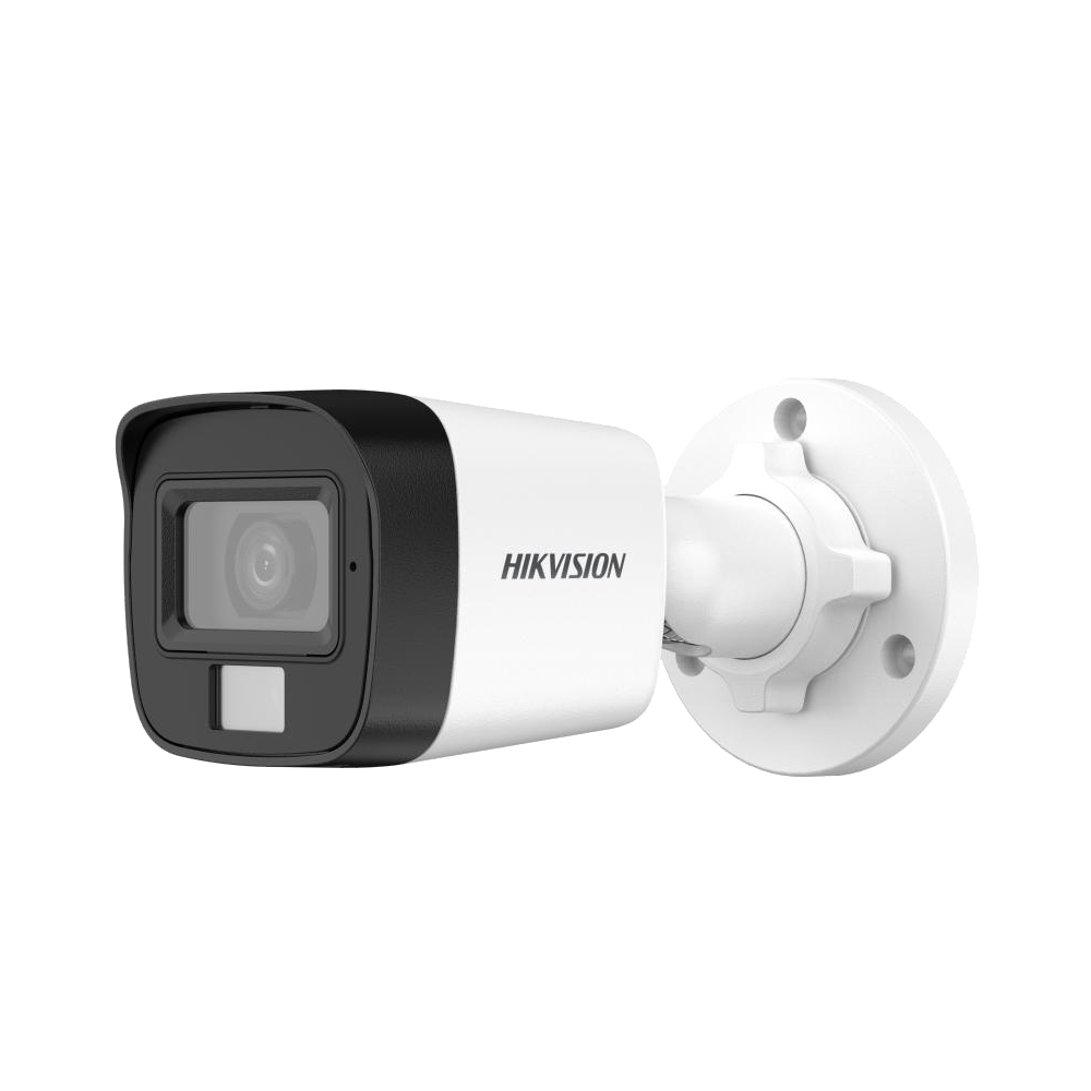 Hikvision DS-SCE16D0T-LPFS 2MP 3.6mm Outdoor Security Camera (Hybrid Light - Mic)