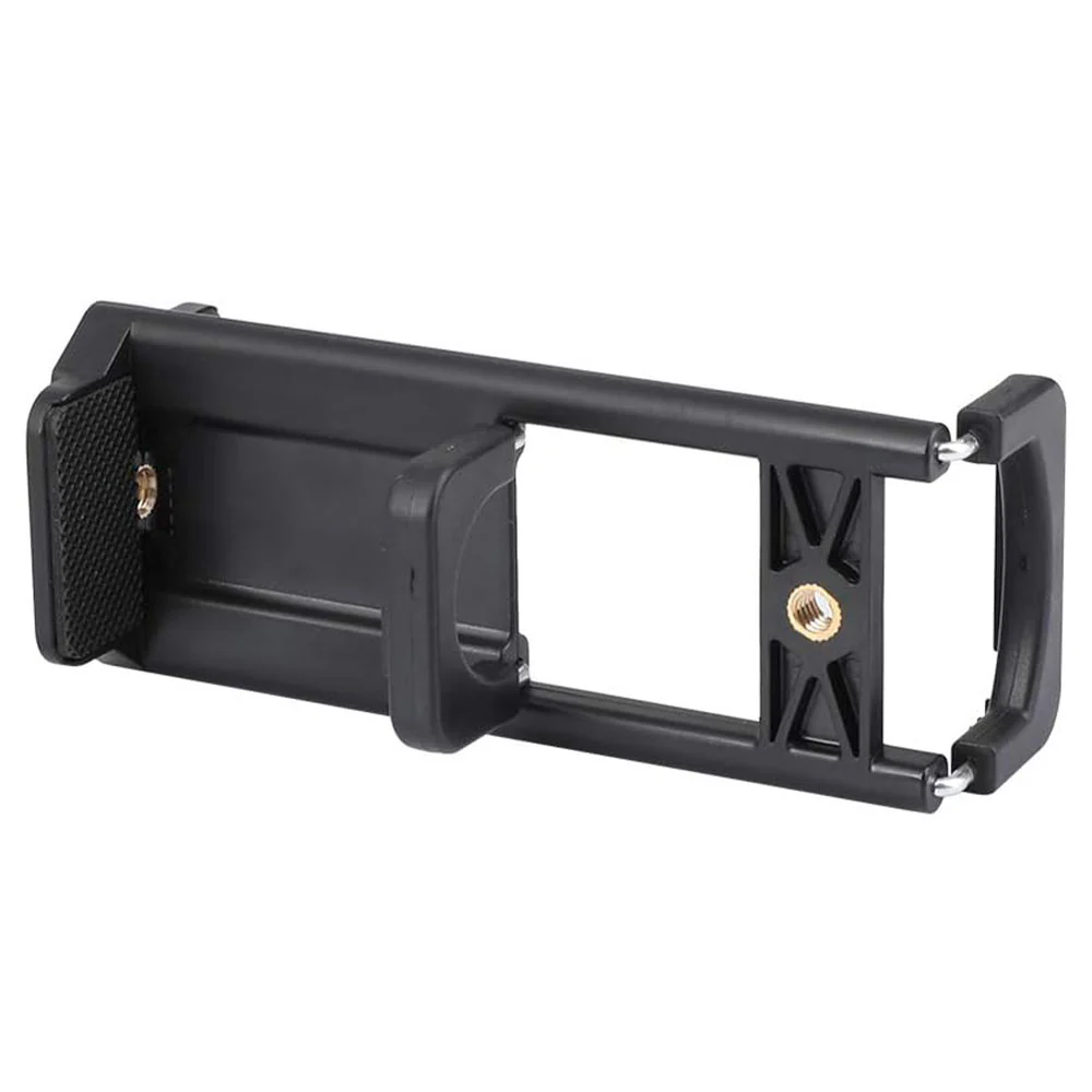 Selfie Stick & Tripod Mount Plastic Double Phone Clamp