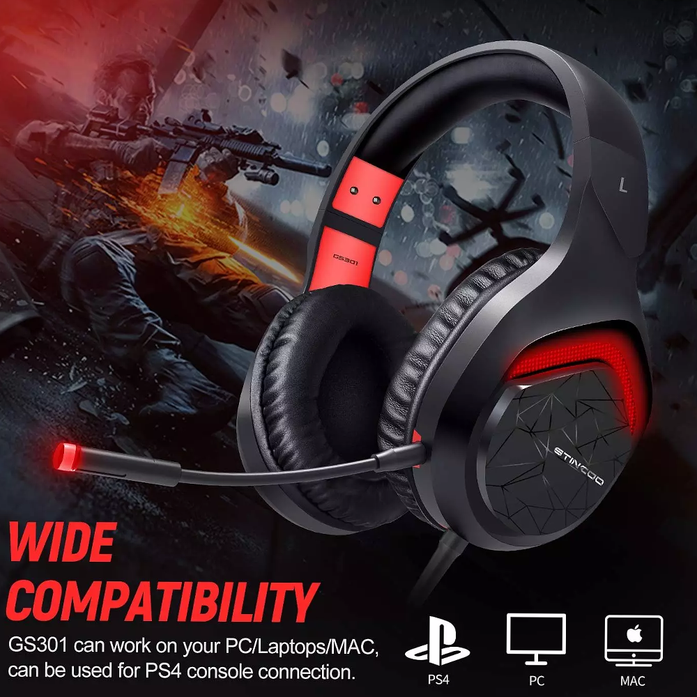 Headphone Wired Somic Stincoo GS301 (One Socket + USB)