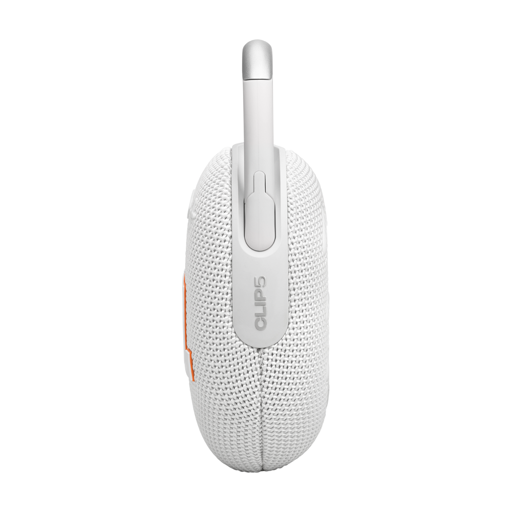 JBL Clip 5 Portable Bluetooth Speaker - White