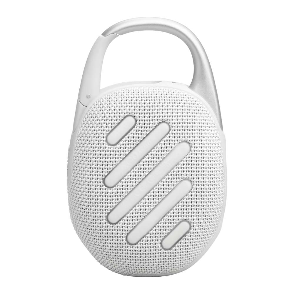 JBL Clip 5 Portable Bluetooth Speaker - White