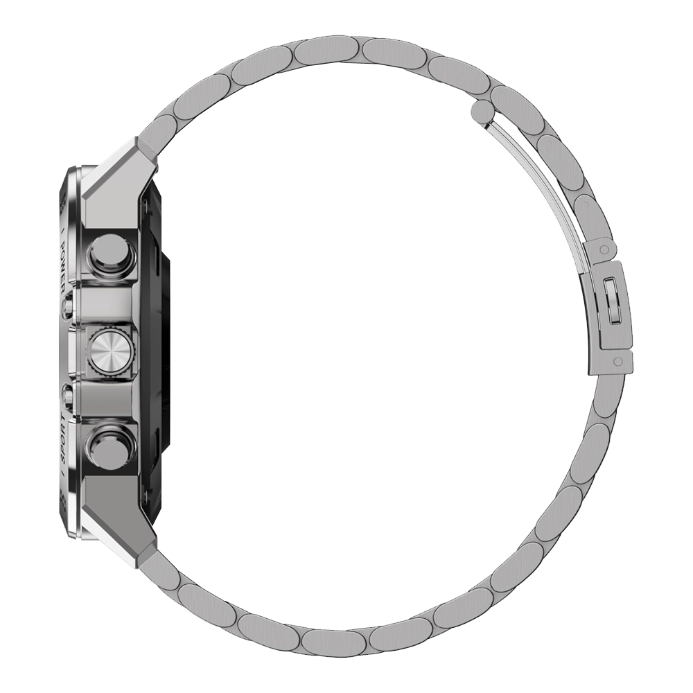 Swiss Military DOM 5 Smart Watch - Metal Strap Silver