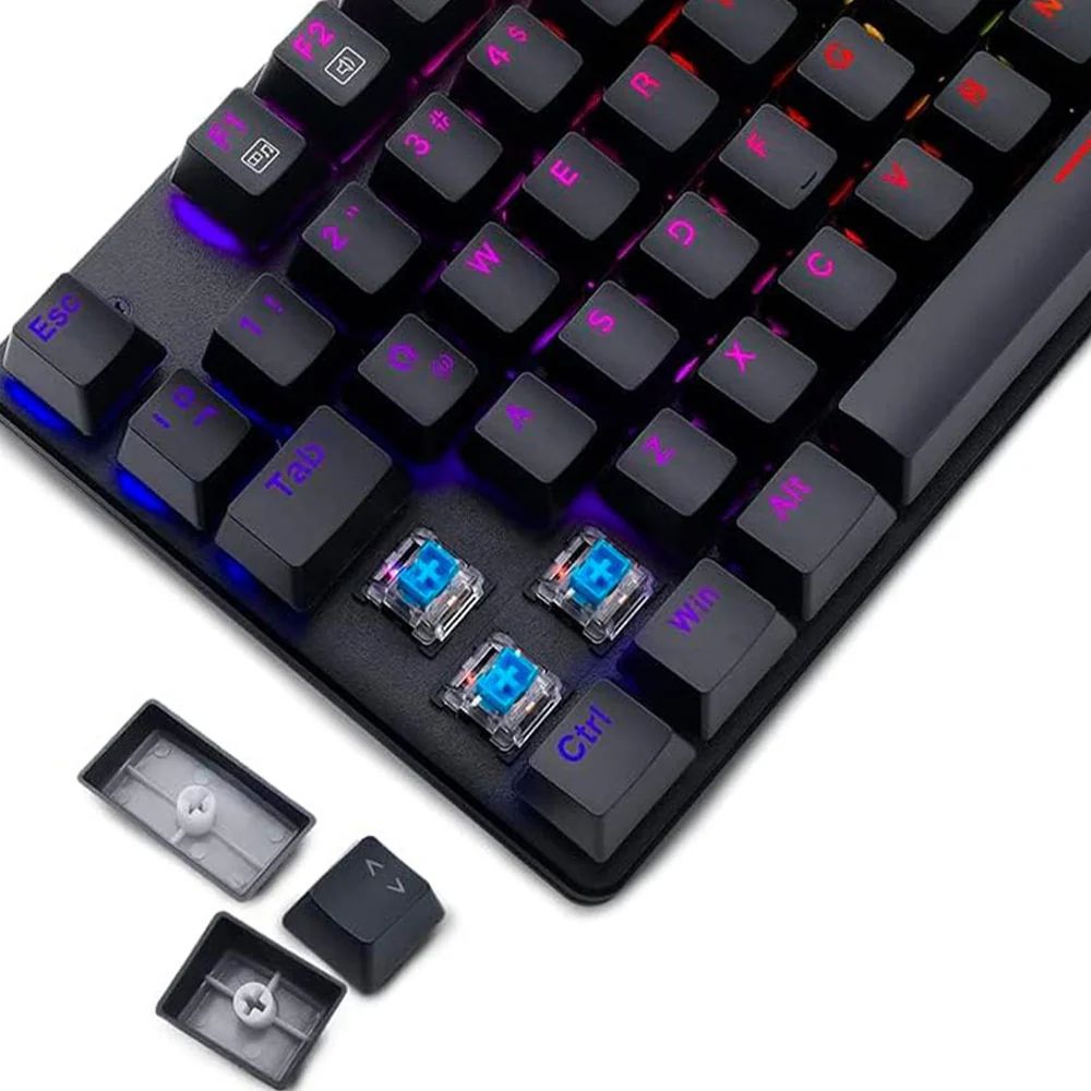 Keyboard USB Mechanical T-Dagger Bora (Blue Switch) T-TGK313-2
