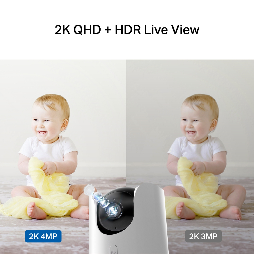 TP-Link Tapo C225 Pan/Tilt 2K/4MP 4.3mm Home Security Wi-Fi Camera