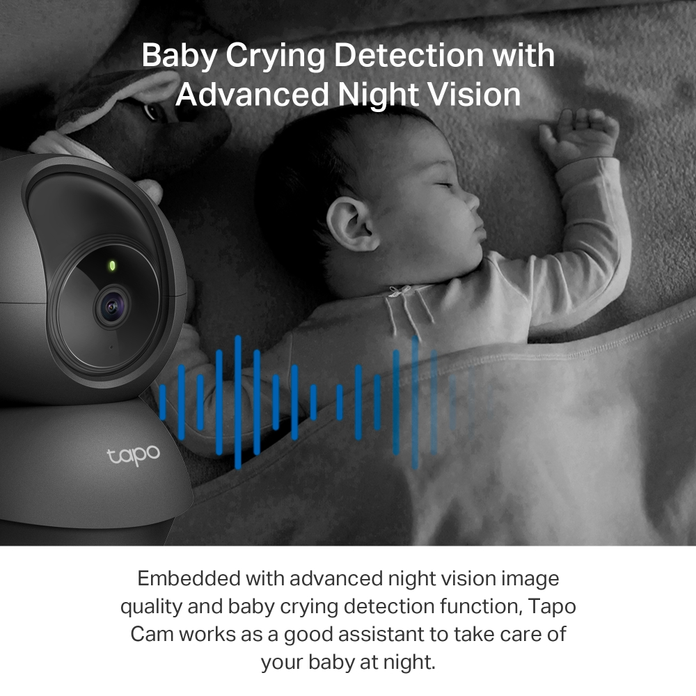 TP-Link Tapo C211 Pan/Tilt 2K/3MP 4mm Home Security Wi-Fi Camera