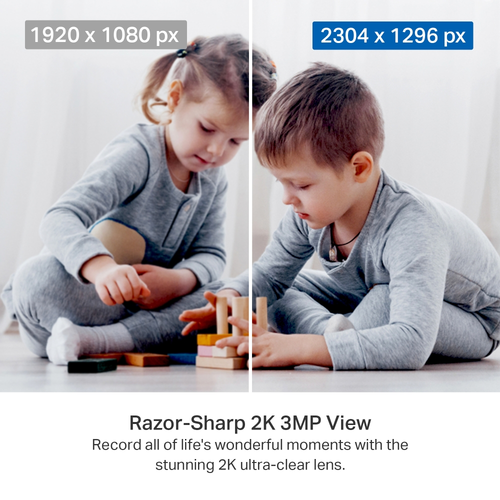 TP-Link Tapo C211 Pan/Tilt 2K/3MP 4mm Home Security Wi-Fi Camera