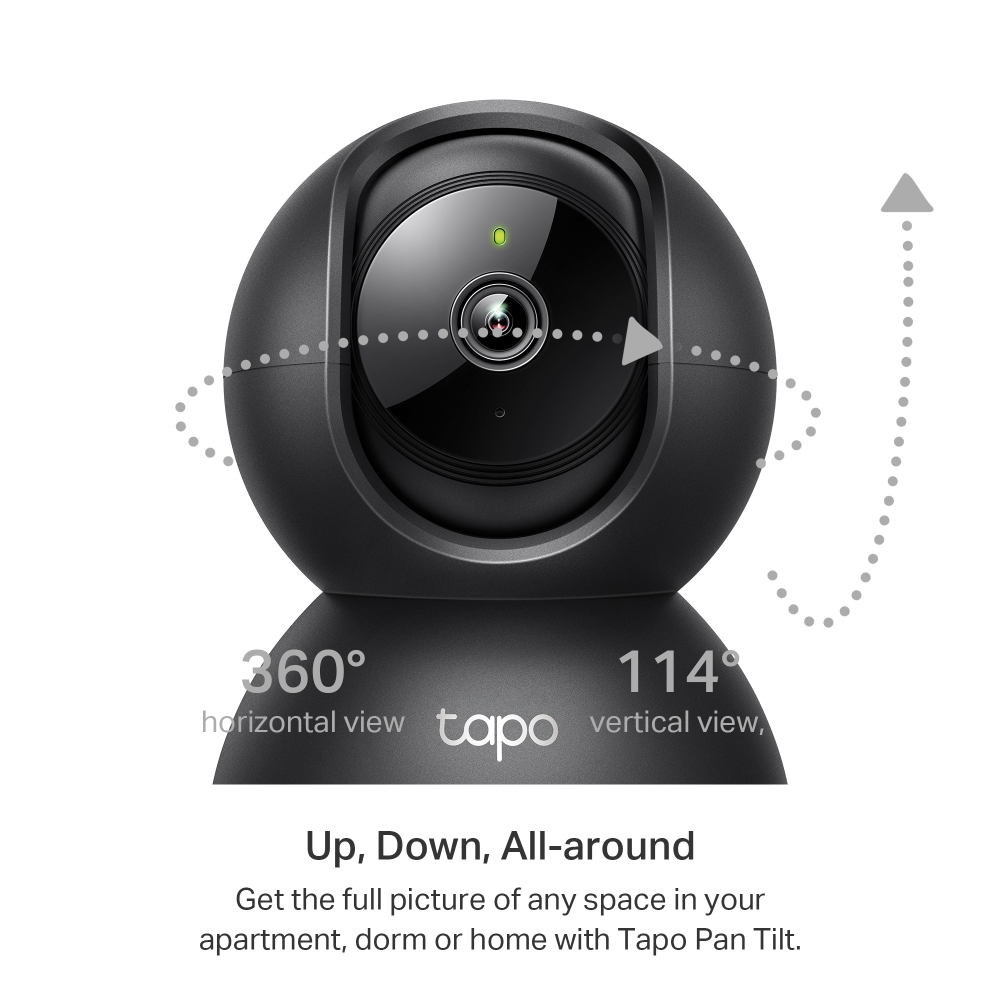 TP-Link Tapo C211 Pan/Tilt 2K/3MP 4mm Home Security Wi-Fi Camera