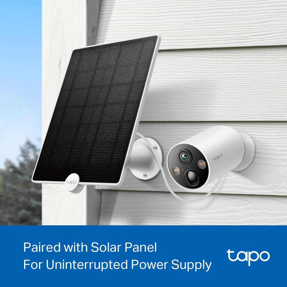 TP-Link Tapo C425 Rechargeable Smart Wire-Free 2K/4MP 2.1mm Outdoor Security Wi-Fi Camera