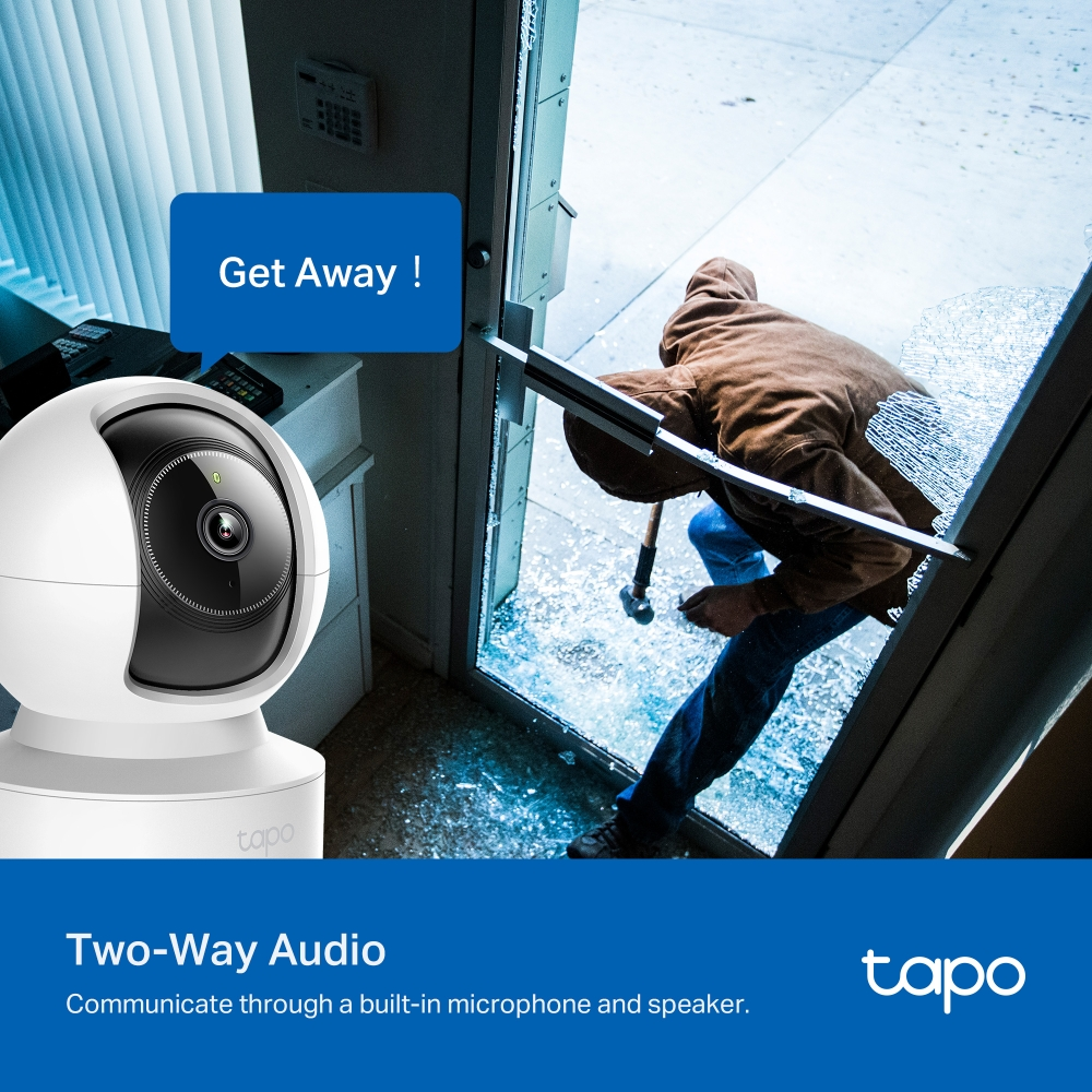 TP-Link Tapo C222 Pan/Tilt AI 2K/4MP 4mm Home Security Wi-Fi Camera