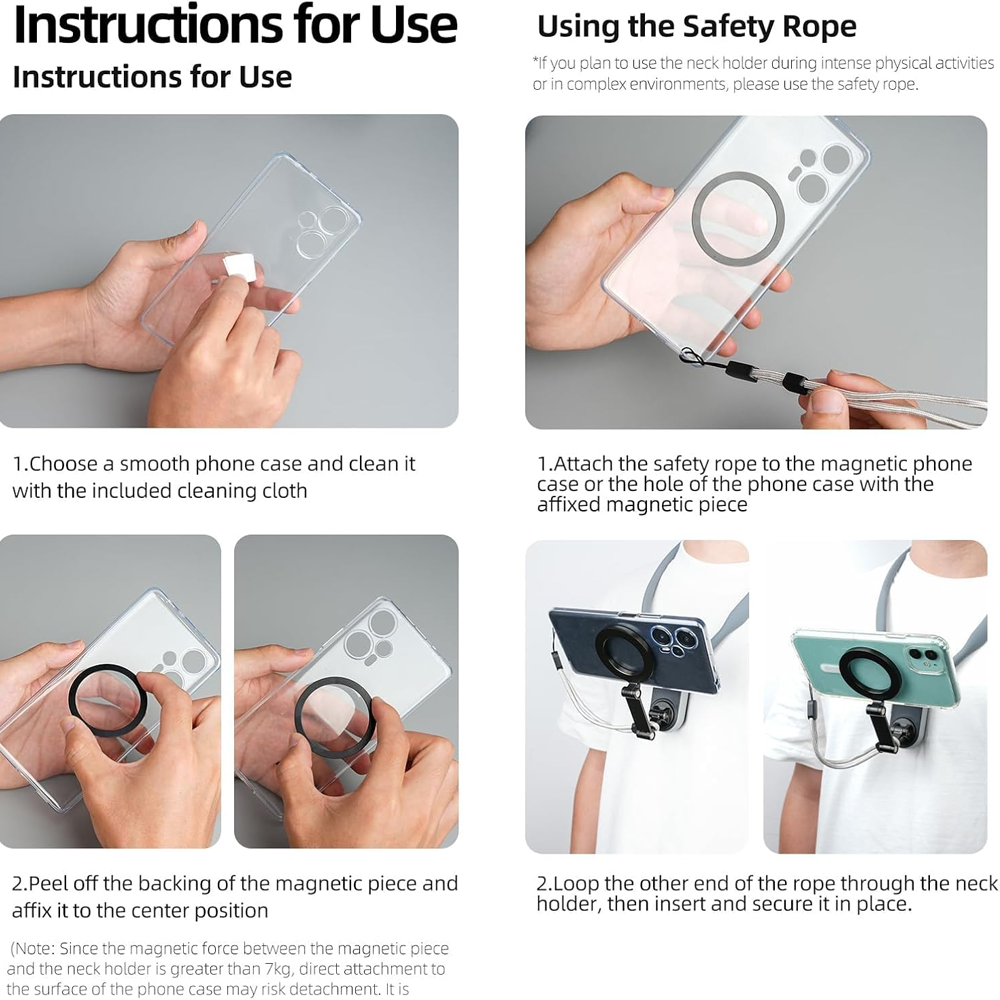 Telesin MNM-001 Smartphone Magnetic Neck Holder