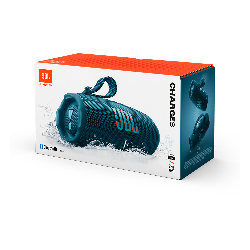 JBL Charge 6 Portable Bluetooth Speaker With Powerbank - Blue
