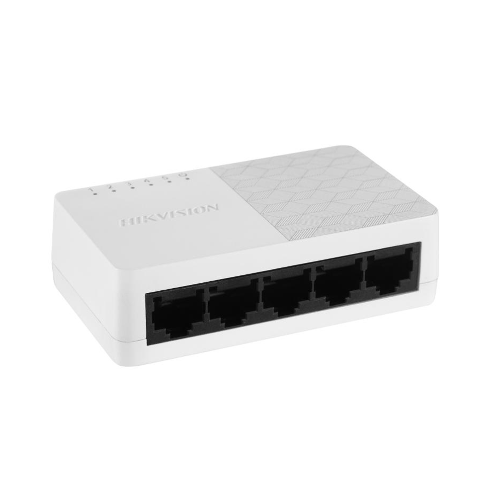 Hikvision DS-3E0505D-O 5-Port 10/100/1000Mbps Gigabit Unmanaged Desktop Switch