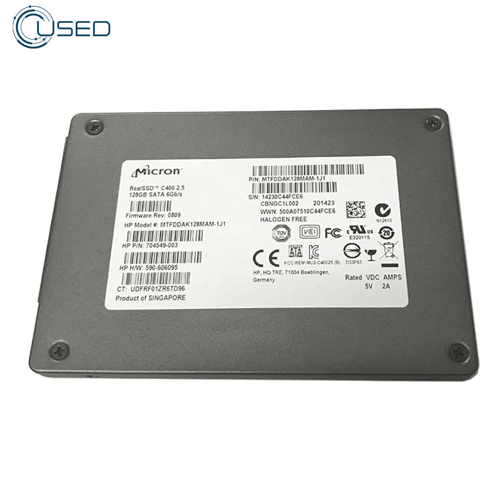 Micron 128GB 2.5 Inch SATA SSD (Original Used)