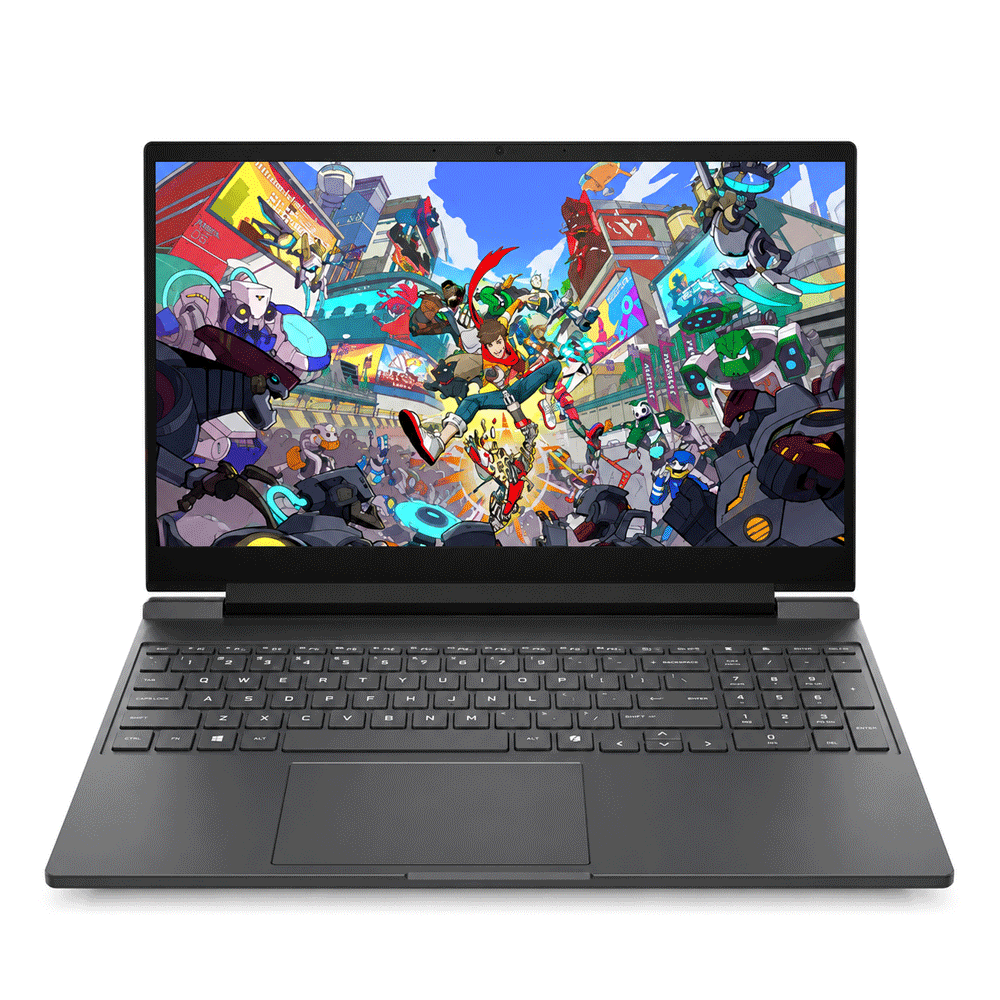 HP Victus 15-FA2392TX Gaming Laptop (Intel Core i7/13620H - 16GB DDR4 - 512GB M.2 NVMe - Nvidia RTX 4050 6GB DDR6 - 15.6 Inch FHD IPS 144Hz) - Mica Silver