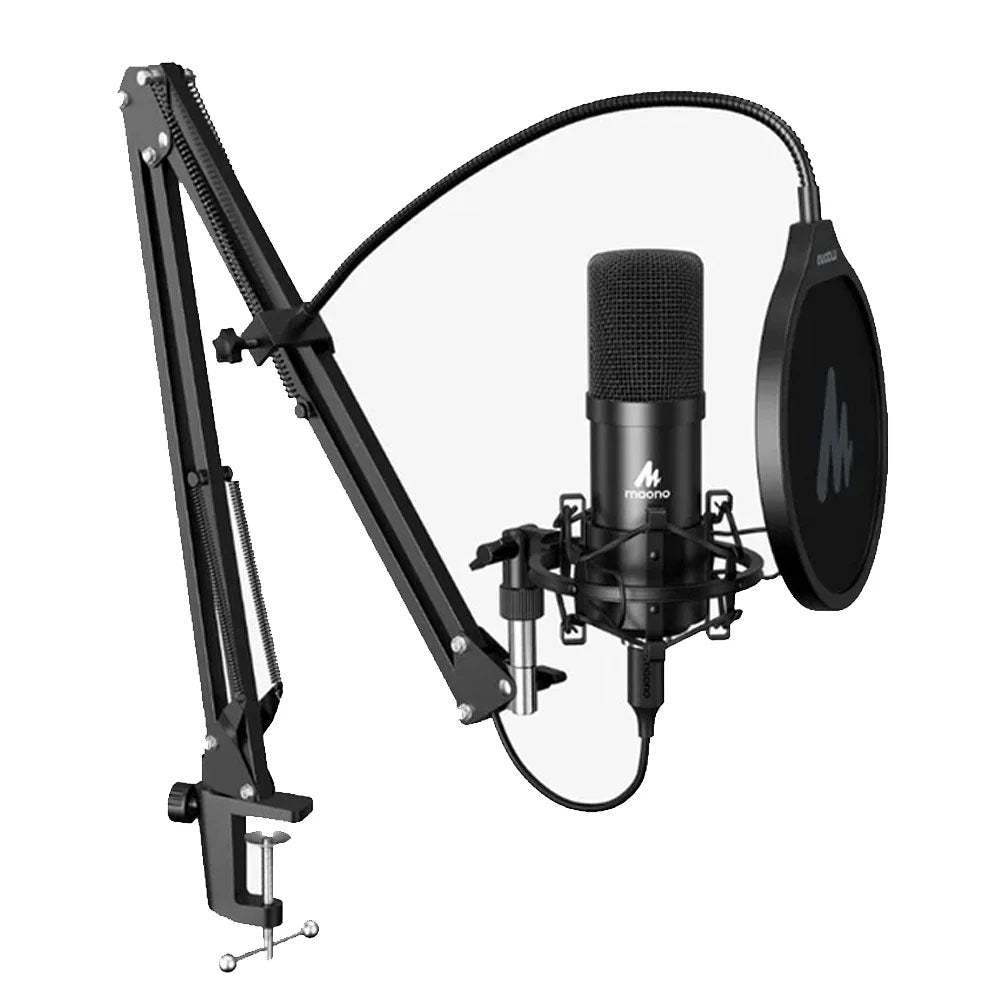 Maono AU-A04 Podcast Wired Microphone Kit - Black