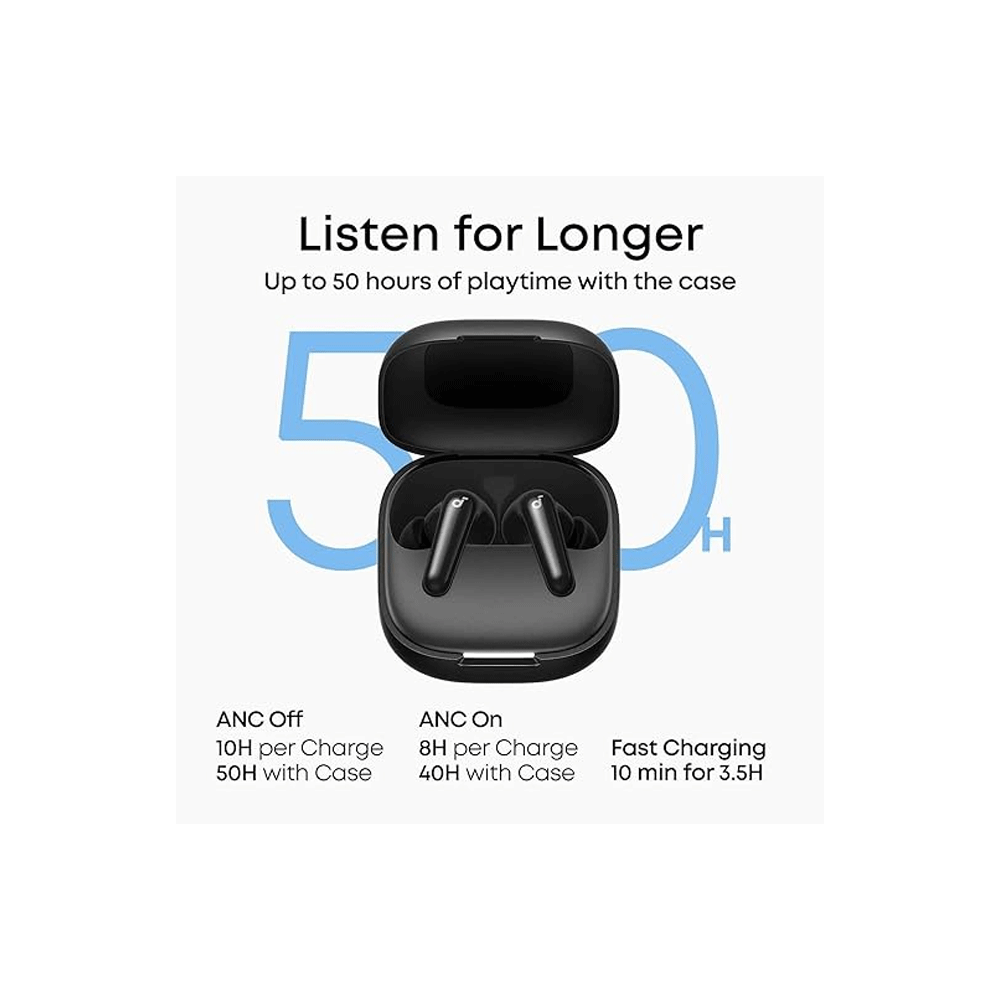 Anker Soundcore R60i NC D1202H11 ANC Earbuds - Black