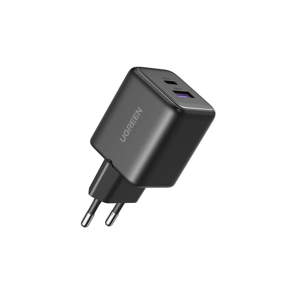 Ugreen X516 65014 30W 2-Port (USB - Type-C) Wall Charger - Black