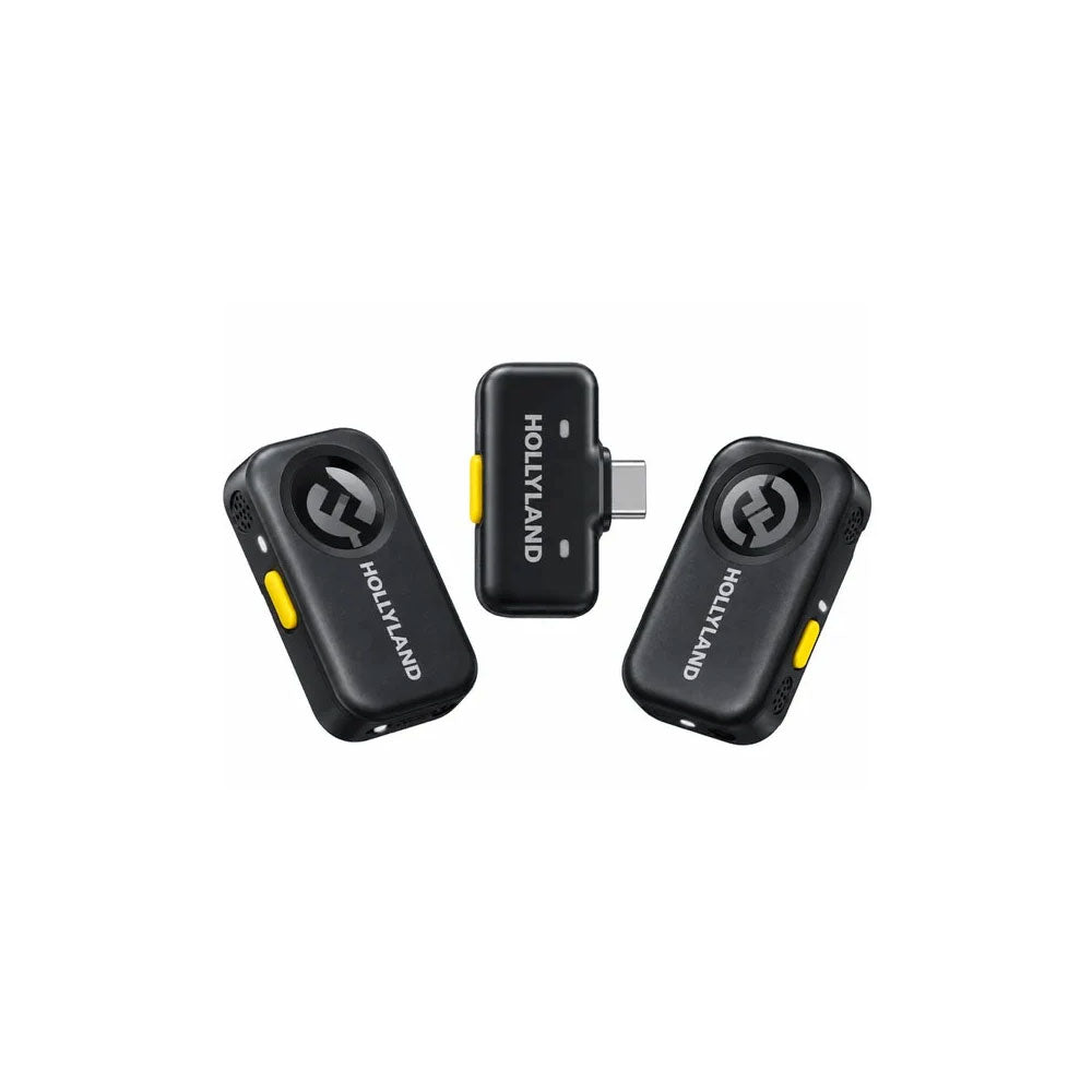 Hollyland Lark A2 Mini Duo Type-C Dual Channel Wireless Microphone - Space Gray