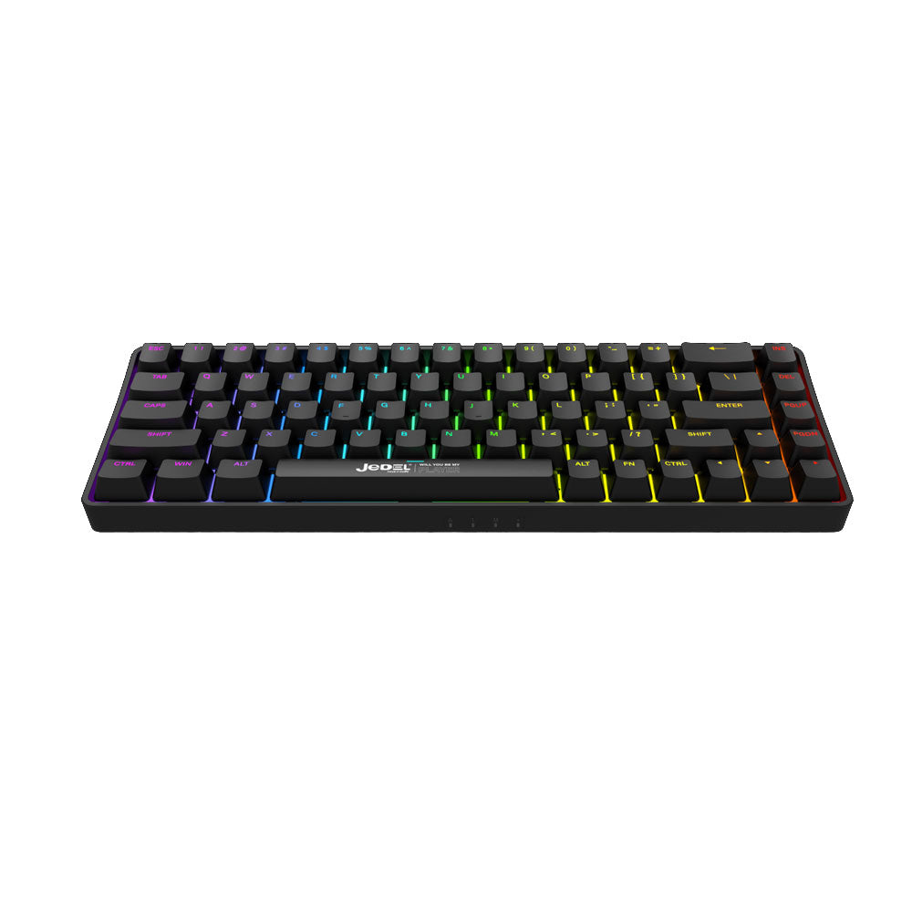 Jedel KL-167 Yellow Switch Wired Mechanical Gaming Keyboard