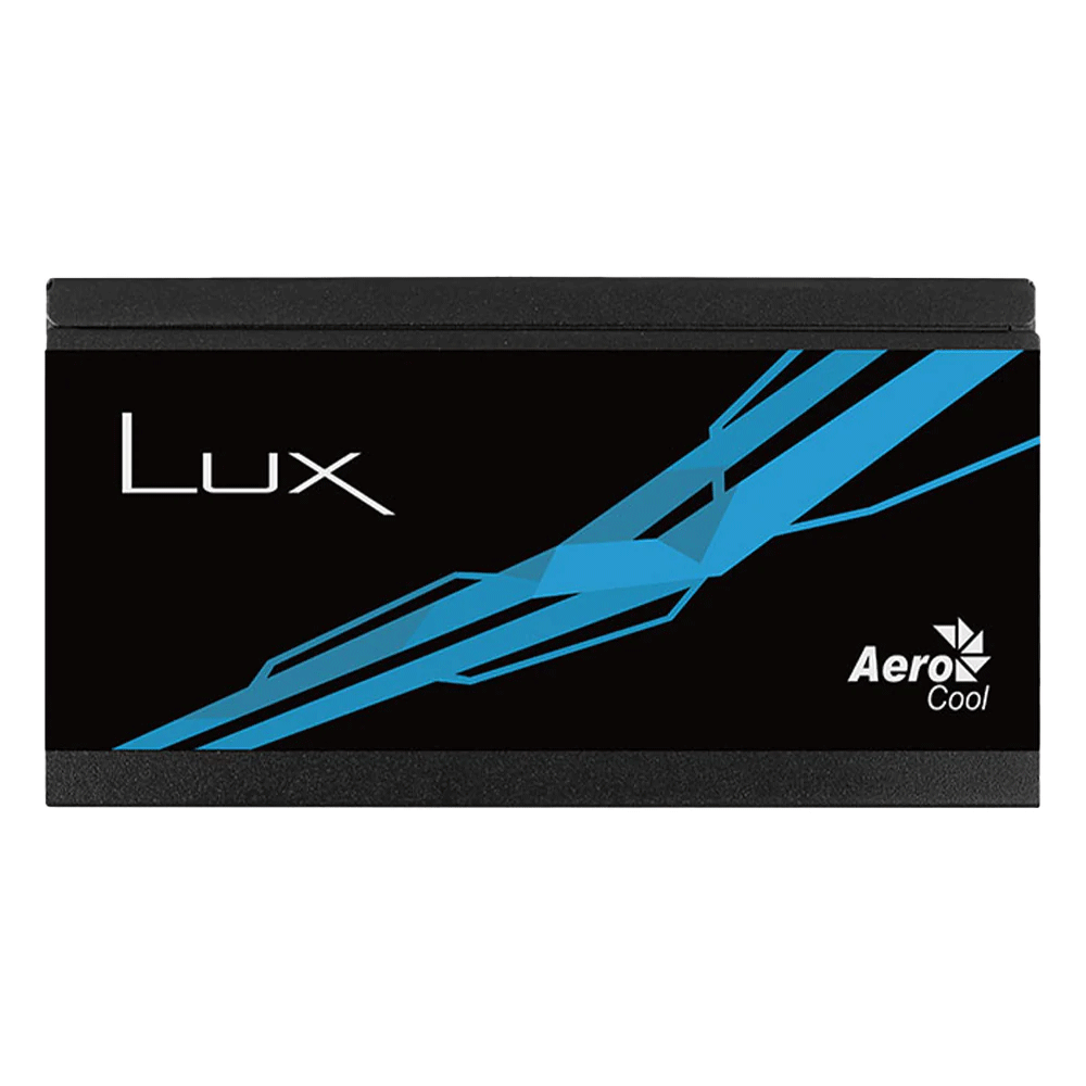 AeroCool B509A Flow ARGB Gaming Mid Tower Case + Lux 80 Plus Bronze 650W Power Supply - Black