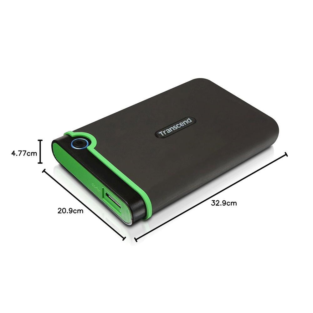 Transcend StoreJet 25M3 2TB External HDD - Iron Gray