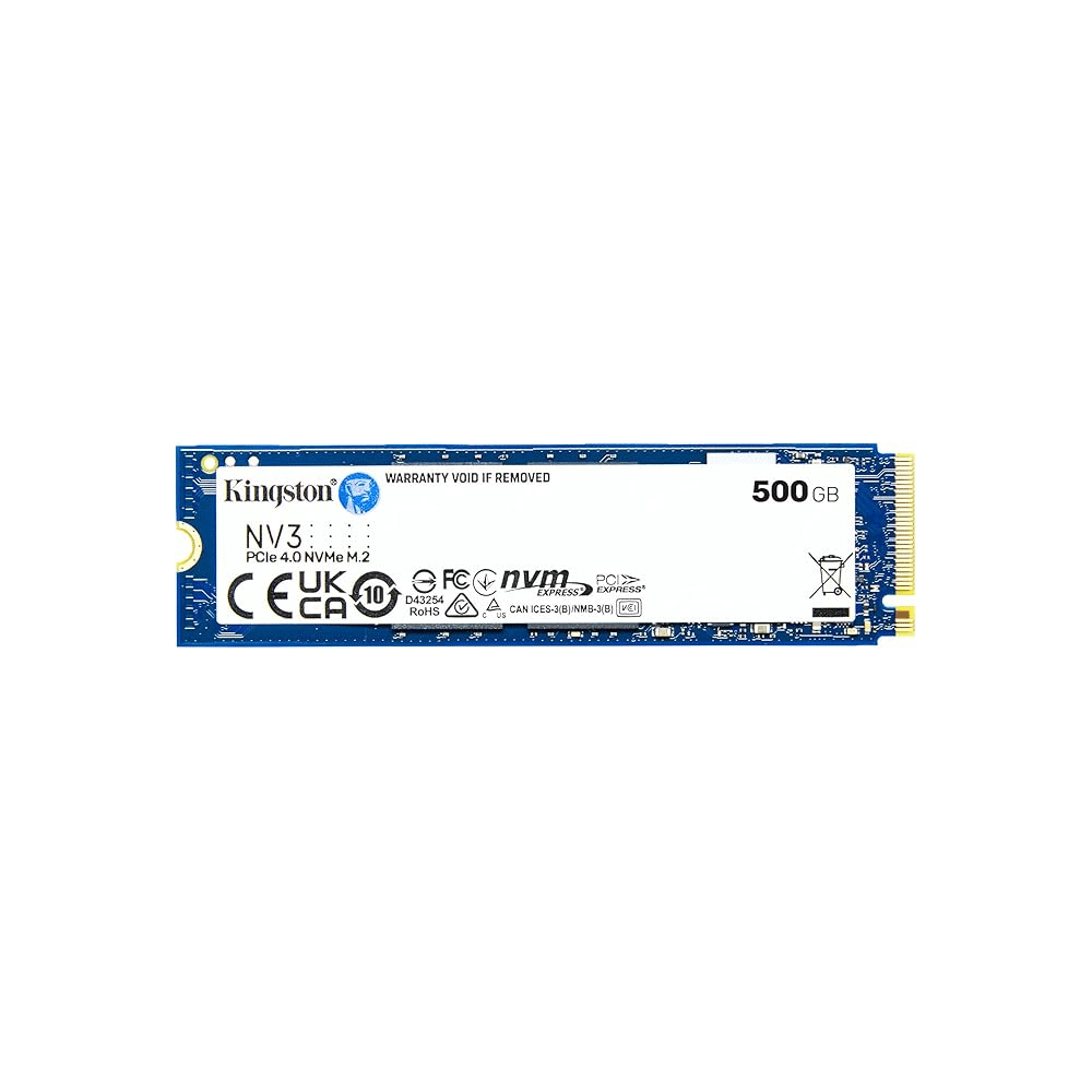 Kingston NV3 500GB PCIe NVMe M.2 SSD