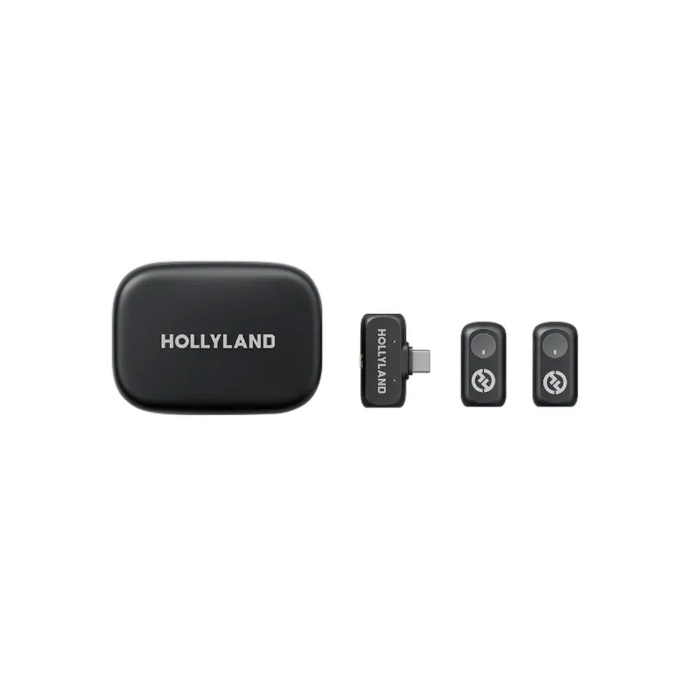 Hollyland Lark A1 Duo Type-C Wireless Lavalier Microphone System - Space Gray