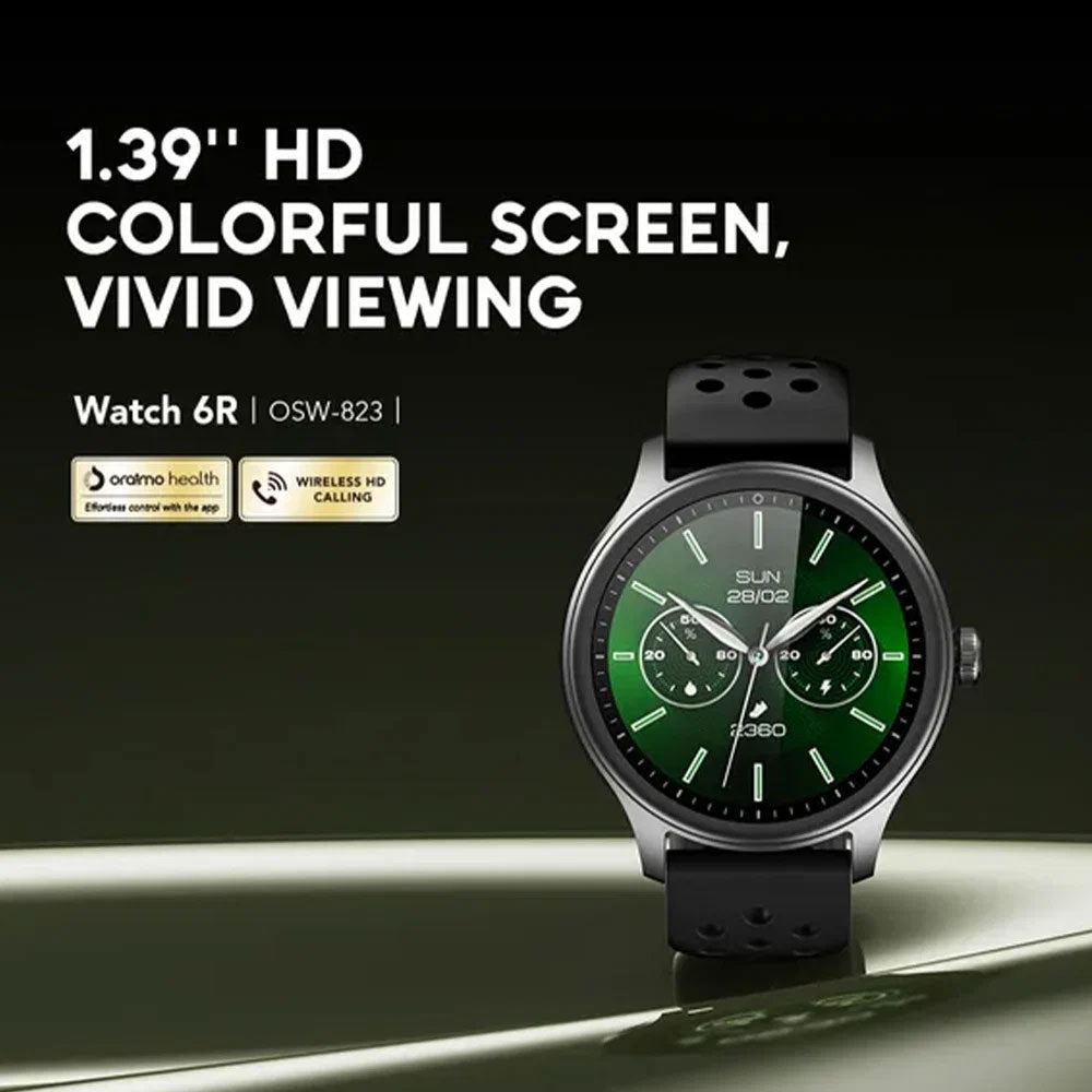Oraimo Watch 6R OSW-823 Smart Watch - Chrome