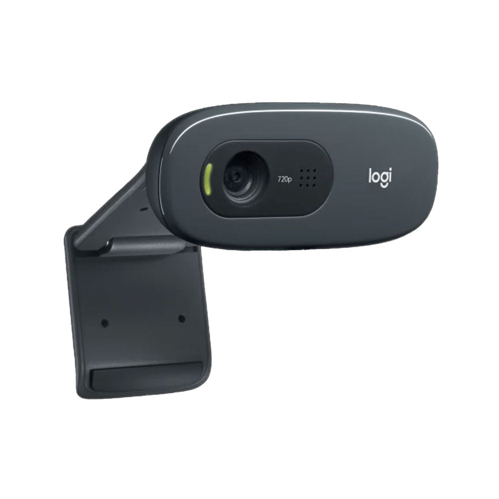 Logitech C270 HD 720P Webcam - Black