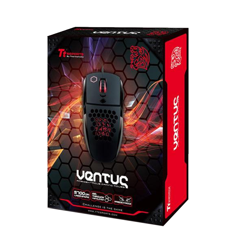 Mouse USB Gaming Thermaltake Ventus Mo-Vet-Wdlobk-01