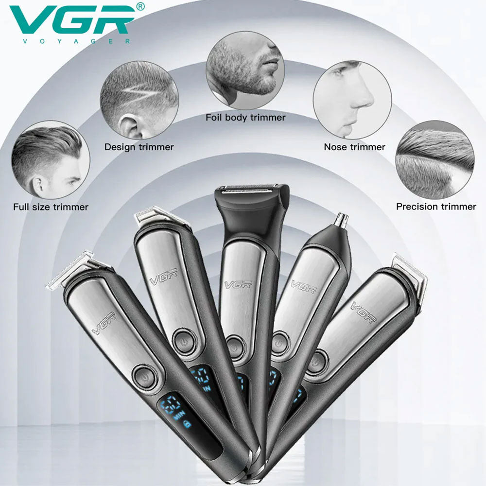 VGR V-105 5-in-1 Professional Grooming Kit