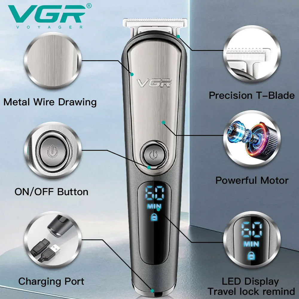 VGR V-105 5-in-1 Professional Grooming Kit