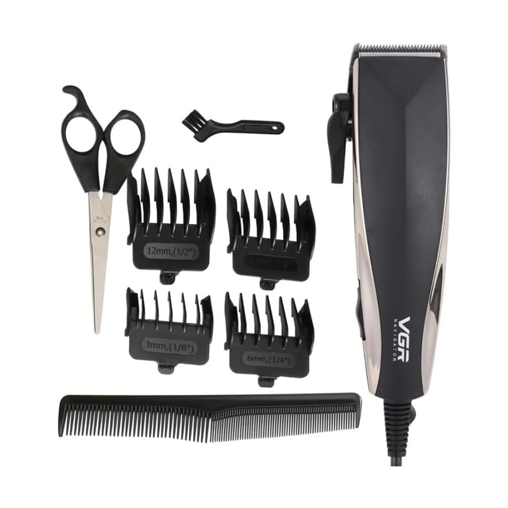 VGR V-033 Professional Hair Clipper - Black