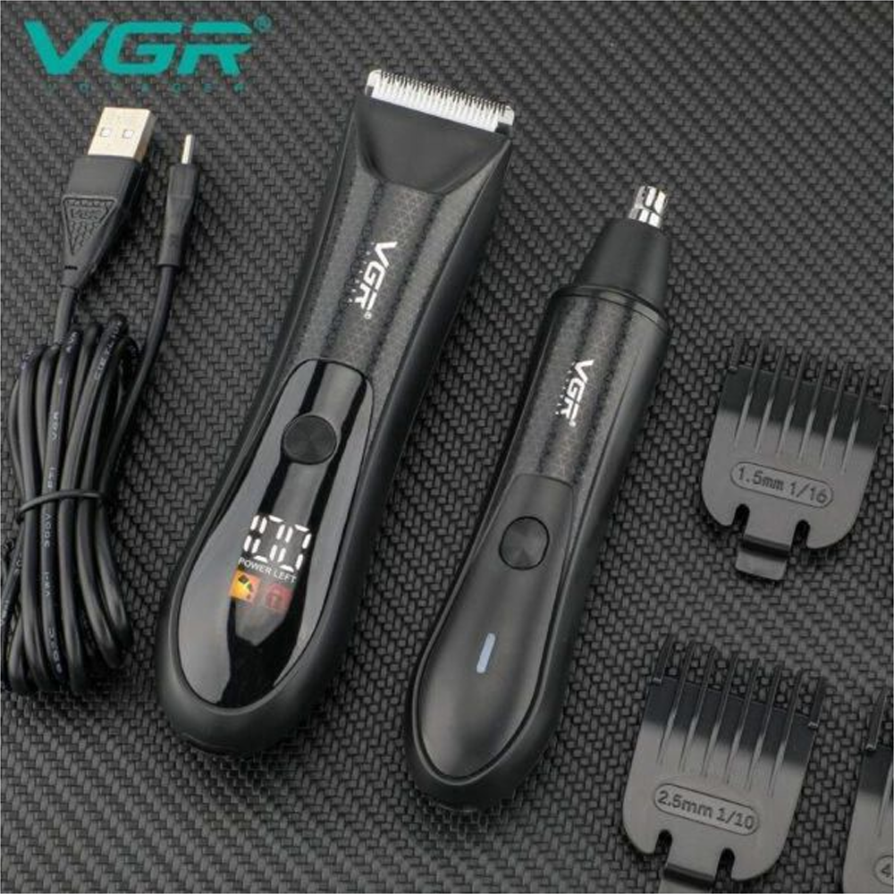 VGR V-934 Professional Nose and Body Trimmer - Black