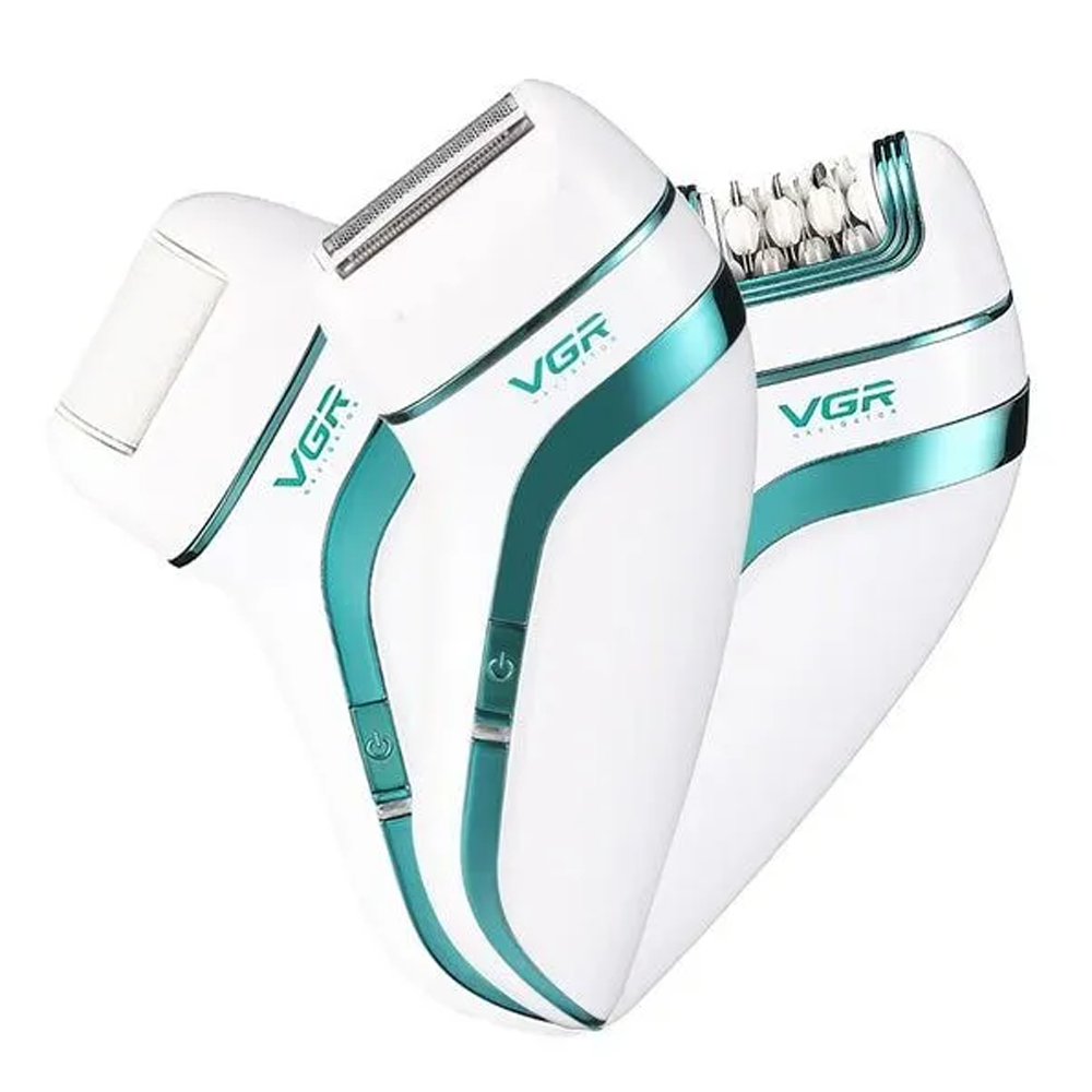 VGR V-713 3-in-1 Professional Epilator - White