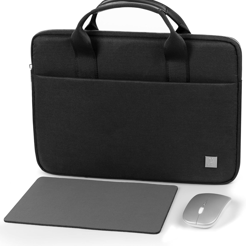 WIWU Genius Combo Set 15.6 Inch Laptop HandBag With Mouse and Mouse Pad