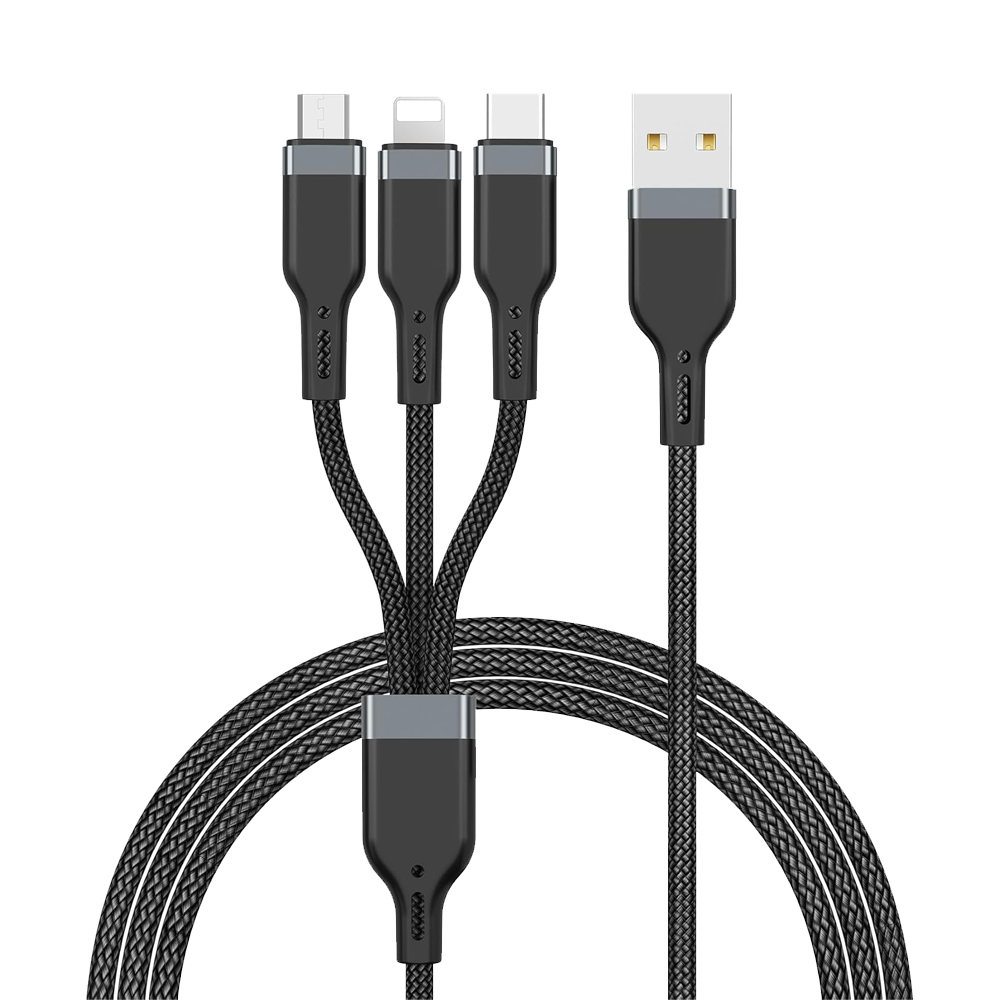 WIWU PT05 Platinum Cable Multi (Lightning - Type-C - Micro USB)) 1.20m