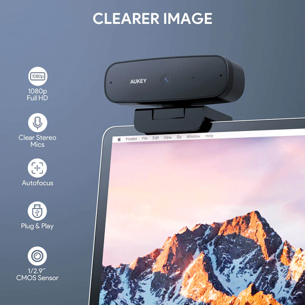 Webcam Buckle Aukey PC-w3